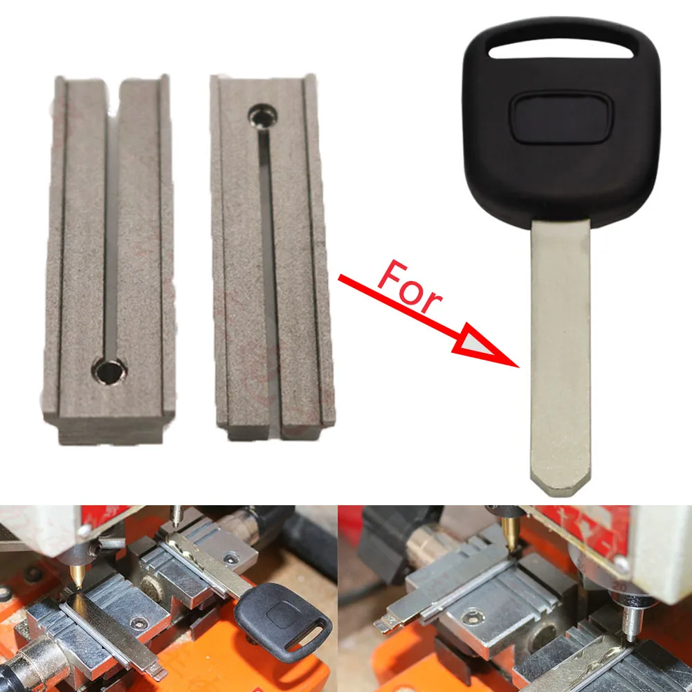 2PCS/LOT HON66 Keys Duplicating Fixture Clamps HONDA Key Blank Cutting Machine Accessories Cutter Machine Parts Duplicating Fixture Clamp