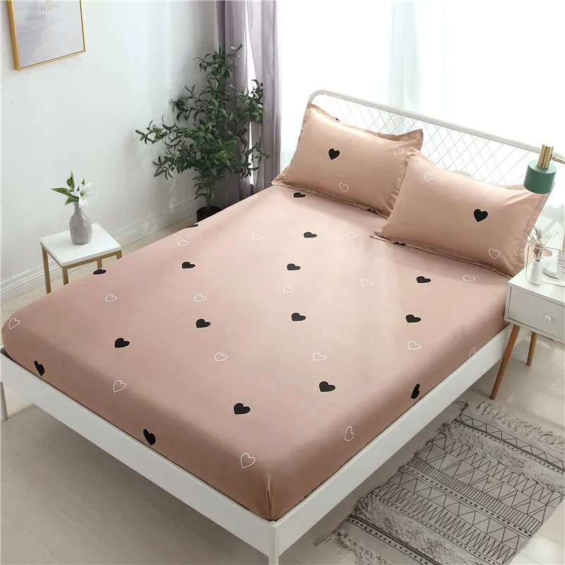 

2024 Cotton Fitted Sheet Non Slip Bed Cover