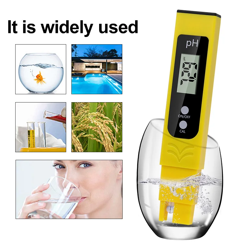 Water Quality Tester PH Meter 0-14 Measurement Range Suitable Aquarium Swimming Pool