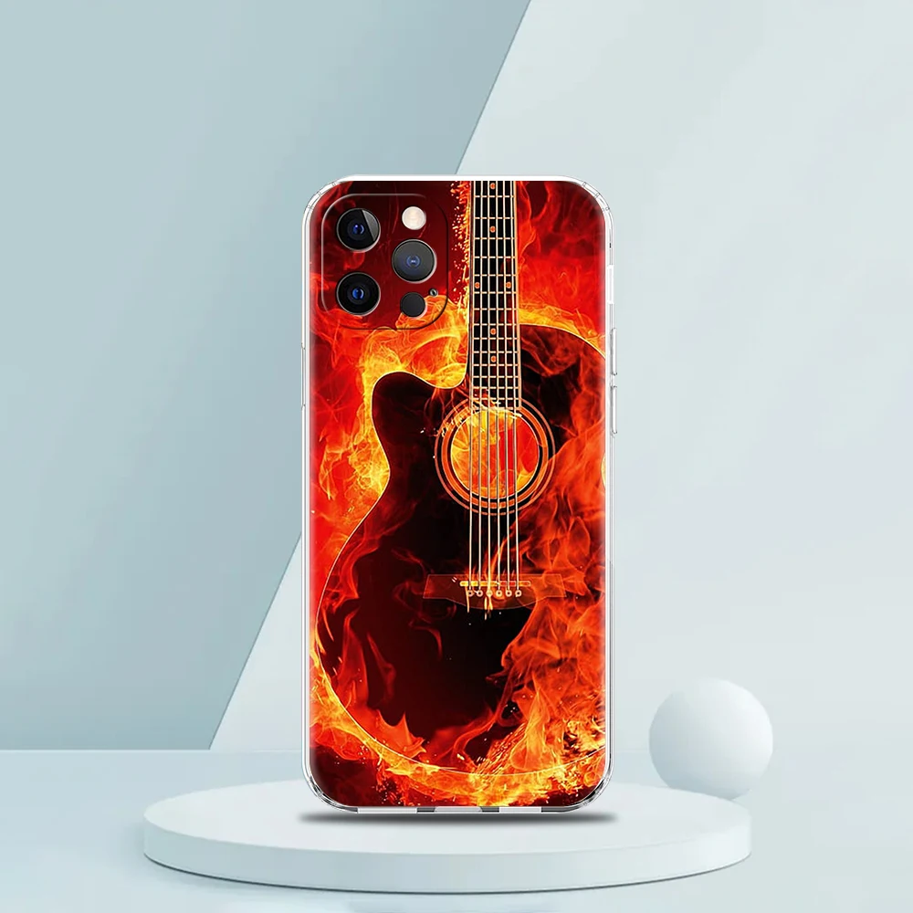 Guitar Strings Instrument Design Luxury Clear Phone Case