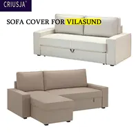Couch Cover for vilasund sofa 3seat sofa L shape loveseat with chaise, Sofa Slipcovers for Living Room, Overall Style 1