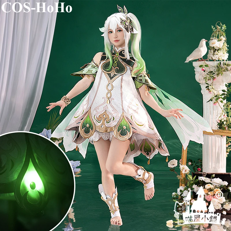 

Костюм для косплея COS-HoHo из аниме Genshin Impact нахида, красивое платье, костюм для косплея, костюм на Хэллоуин, женский костюм для представлений