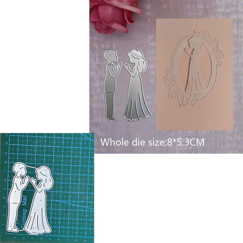

Boy Girl Metal Cutting Dies Scrapbooking Die Cuts Card Making DIY Craft Blade Punch Embossing Stencil New 2023