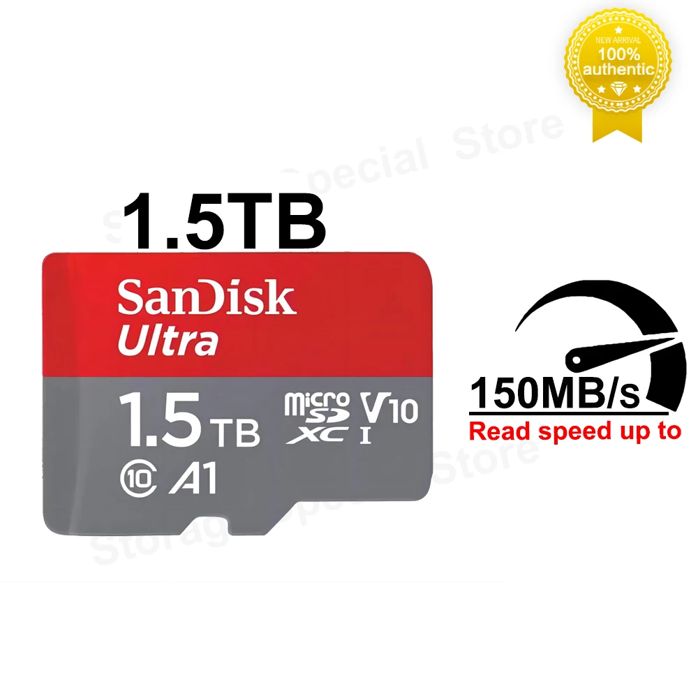SanDisk Ultra - 128 GB - microSDXC UHS-I - 140MB/s ( SD adapter inbegrepen
