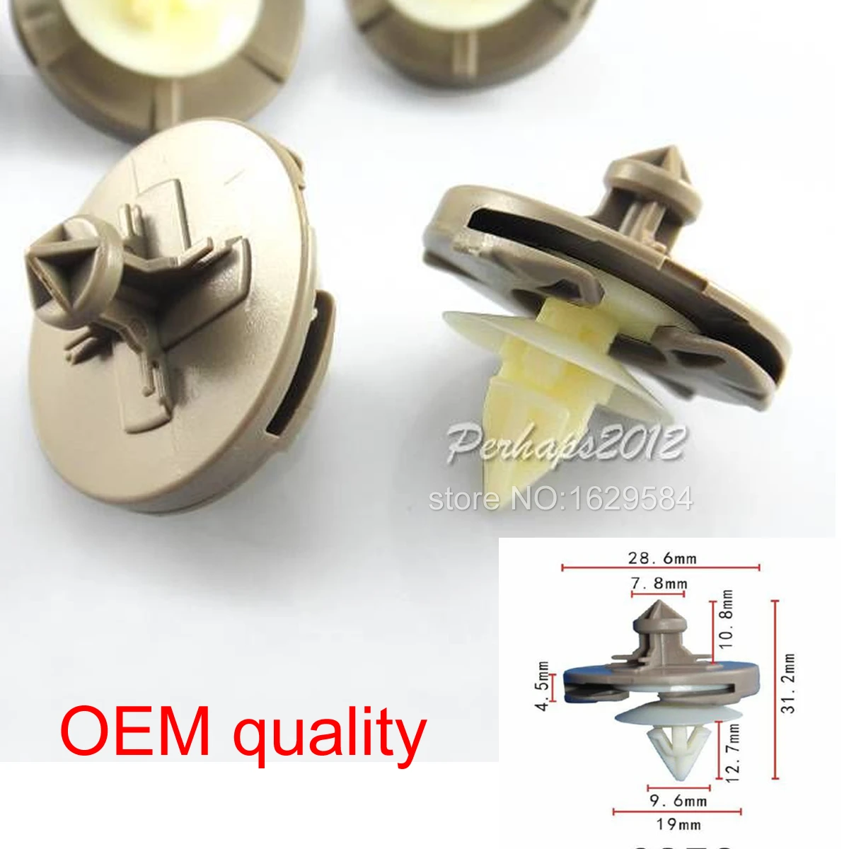 

5x/100x OEM Door Trim Panel Retainers for VW Golf 1993-2002 1H0-868-243B 21415A 1H0868243B