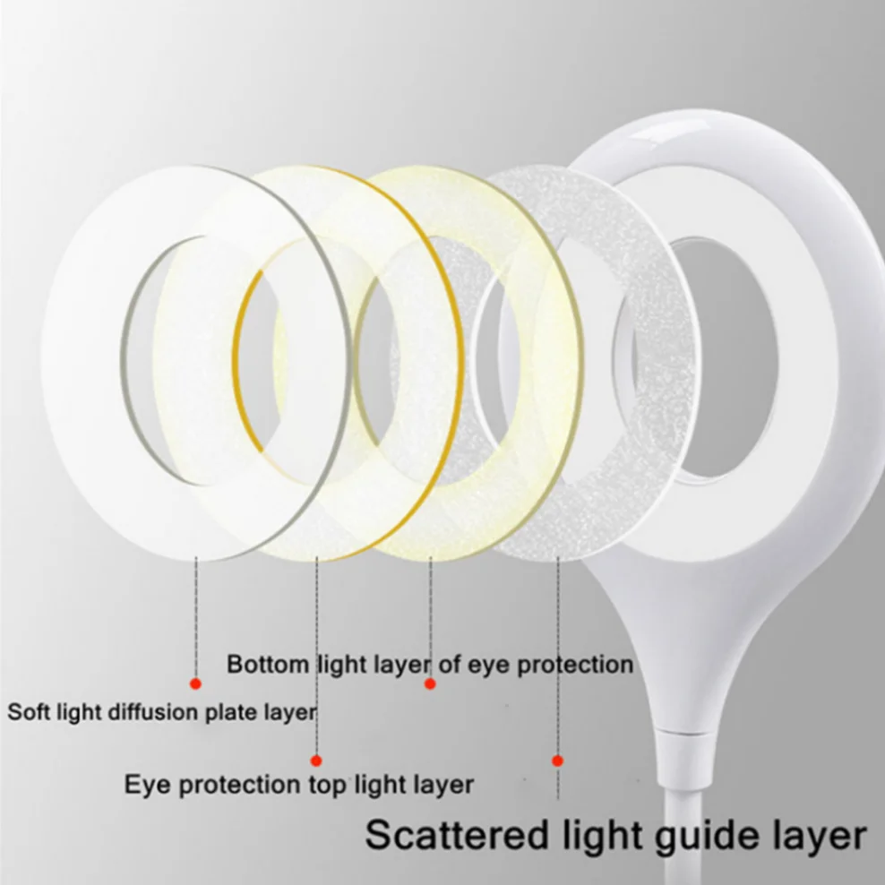 Portable Laptops USB LED Light Eye Care Table Desk Lamp for Power Bank Camping PC Laptops Book Night Lighting Furniture supplies desk lamp led desk lamp book light