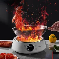 220V 4200W Household Concave Electromagnetic Stove 8 Gear Adjustment 280mm 1