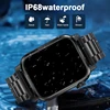 LIGE New 1.85 inch 3D Dynamic Screen Smart Watch Men Bluetooth Call AI Voice Bracelet Waterproof Sport Health Monitor Smartwatch 4