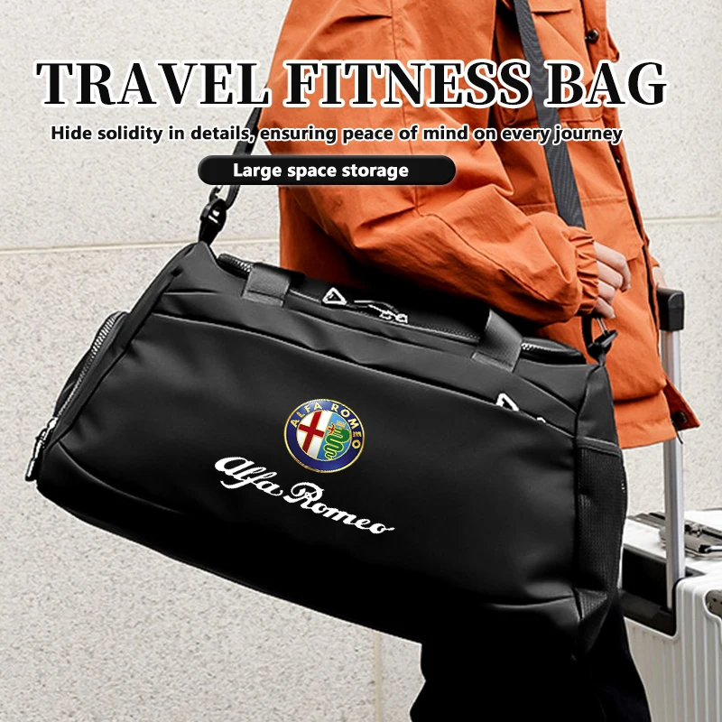 Sport Fitness Gym Bag Waterproof Oxford Duffel Luggage Travel Bag