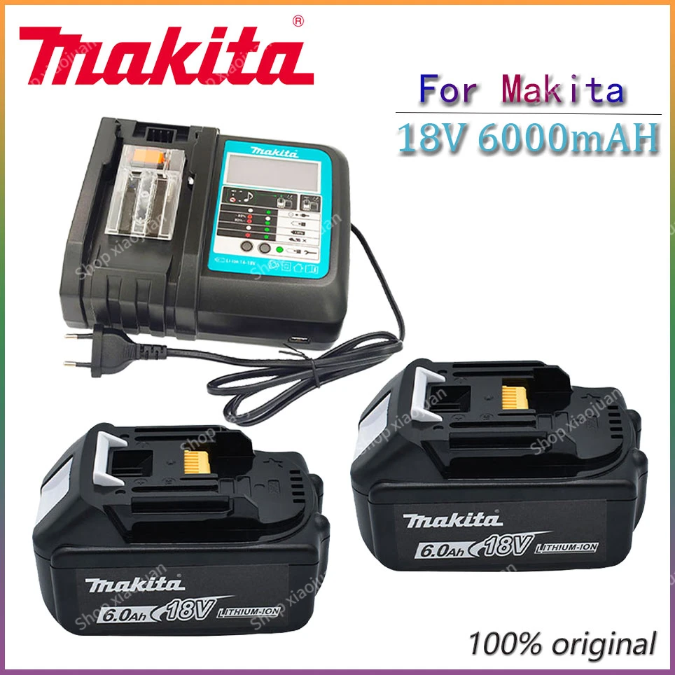 Makita 18v Battery 6.0ah Makita With Led Lithium Ion Replacement Bl1860b  Bl1860 Bl1850 Makita Rechargeable Power Tool Battery - Rechargeable  Batteries - AliExpress