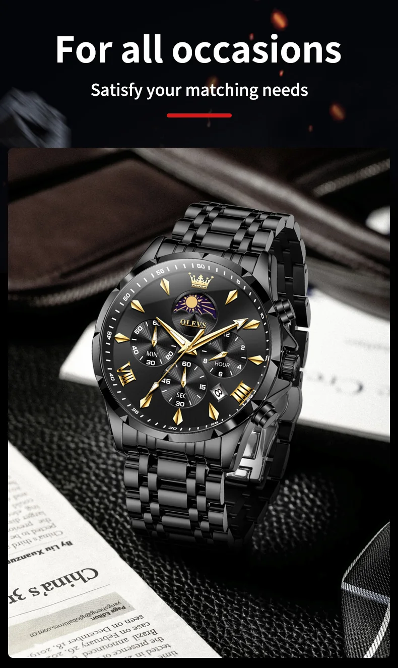 OLEVS 3653 Men's Watch description image 12