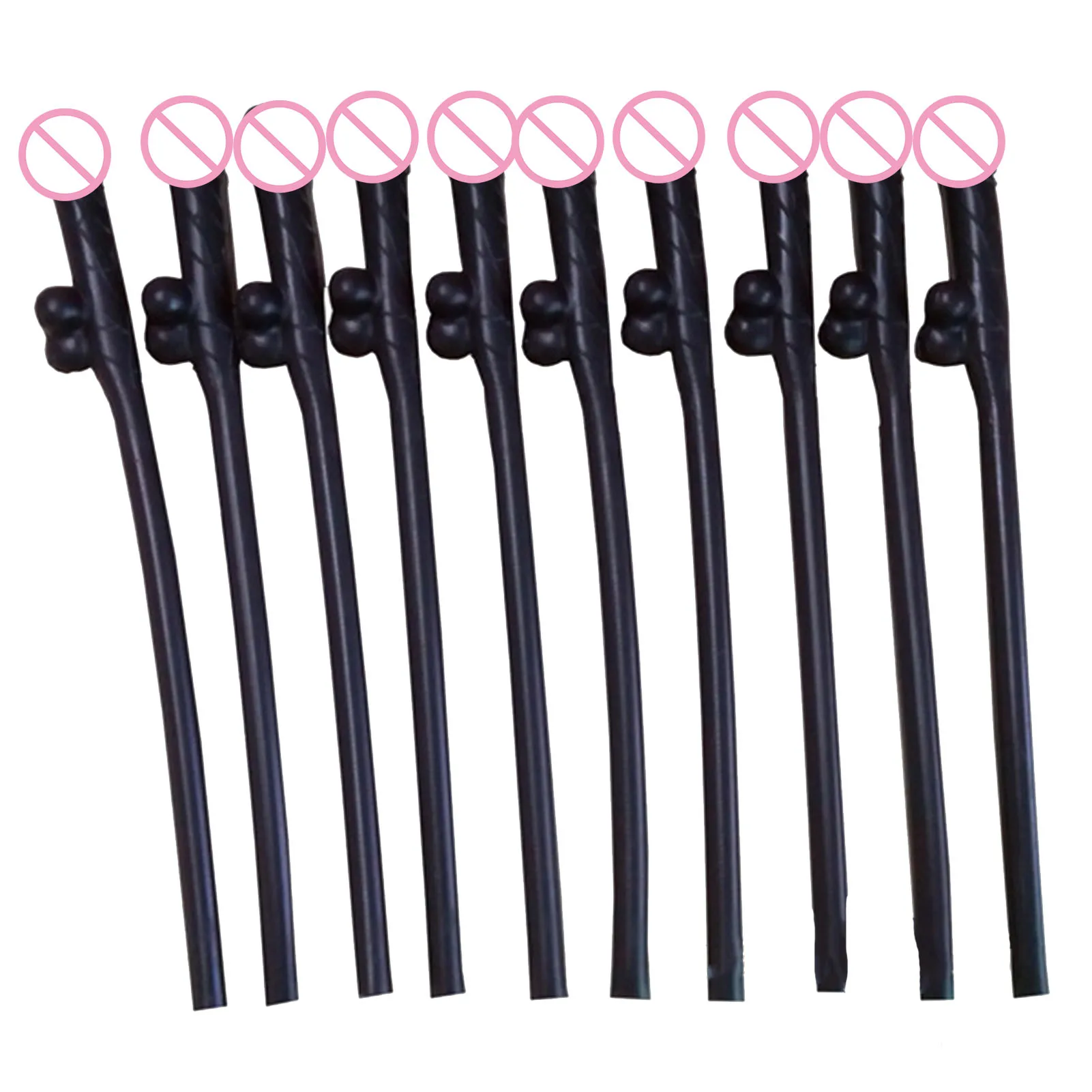 10 Penis Straws Bachelorette Party Bridal Dicky Jok Straw Novelty