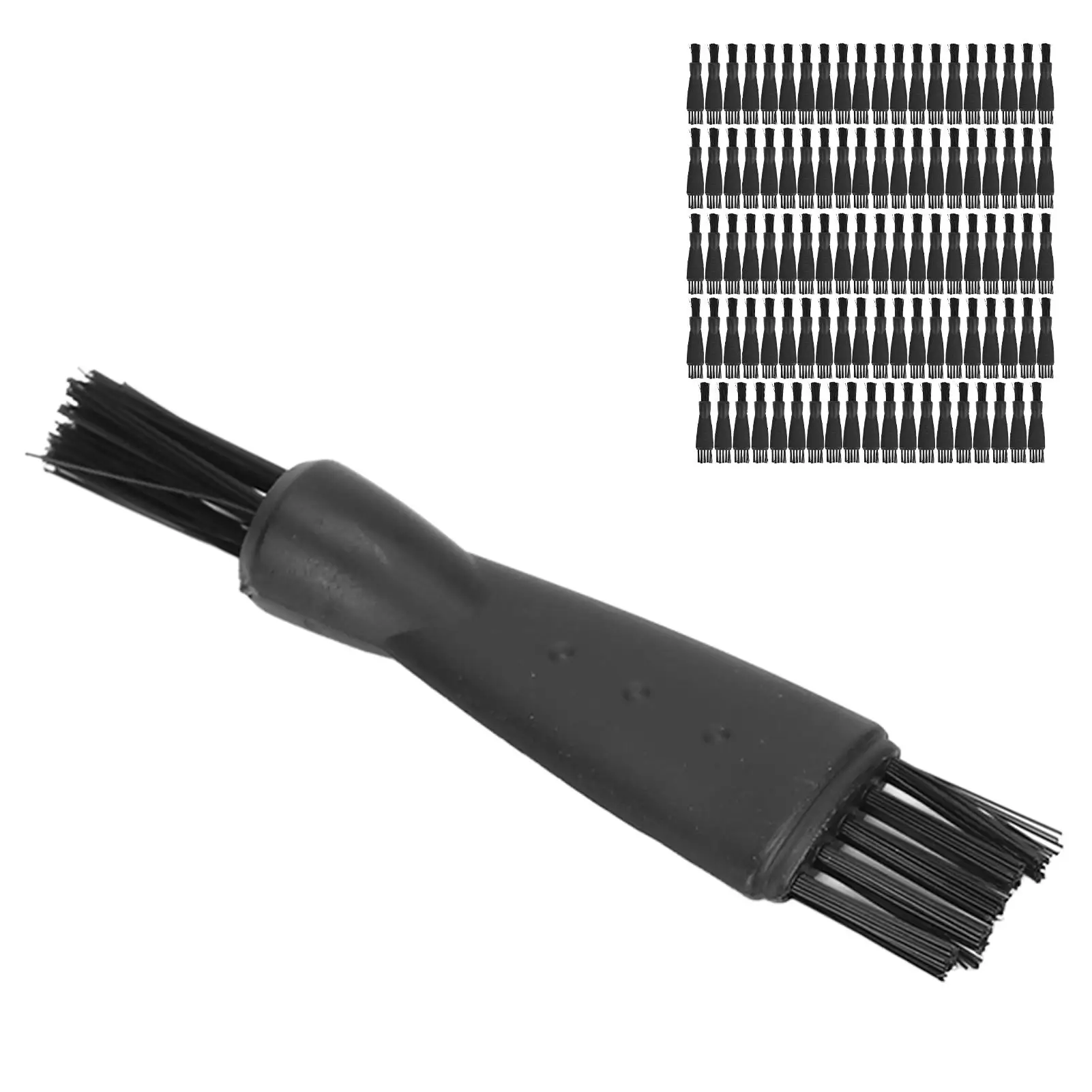 100 Pcs Nylon PP Strong Electric Shaver Cleaning Brushes for Small Appliances