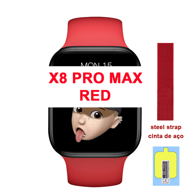 4Pcs 6Pcs Wholesale X8 Pro Max Smart Watch Men Women Fitness Tracker Sports Smartwatch Bluetooth Call Wristwatch