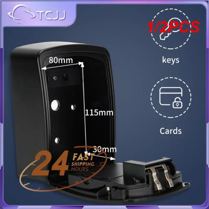 

1/2PCS Tuya Smart Key Lock Box Wall Mounted Aluminum Alloy Key Safe Box Weatherproof With Code Key Storage Lock Box Indoor