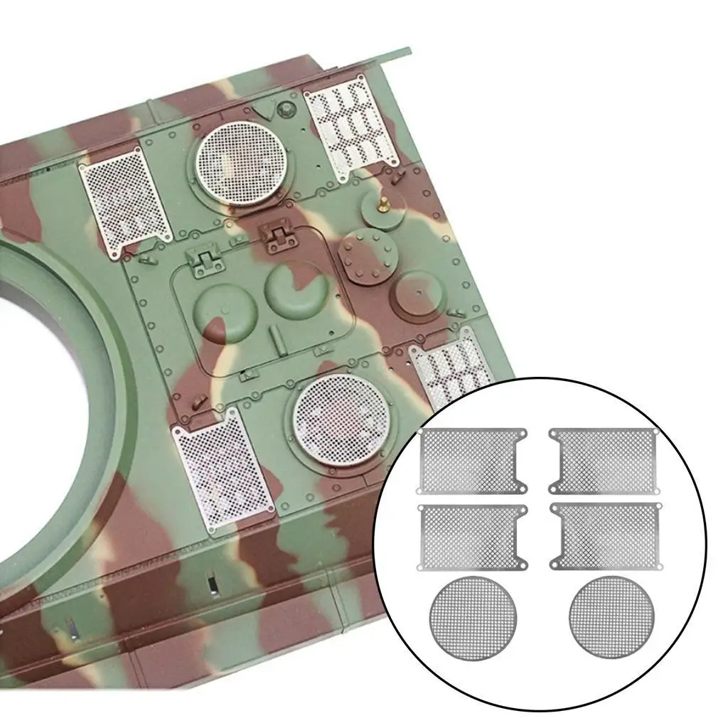 

6 Protective Net Armored Guard Plate :16 Heng Long German 3888 3888A RC Tank Parts