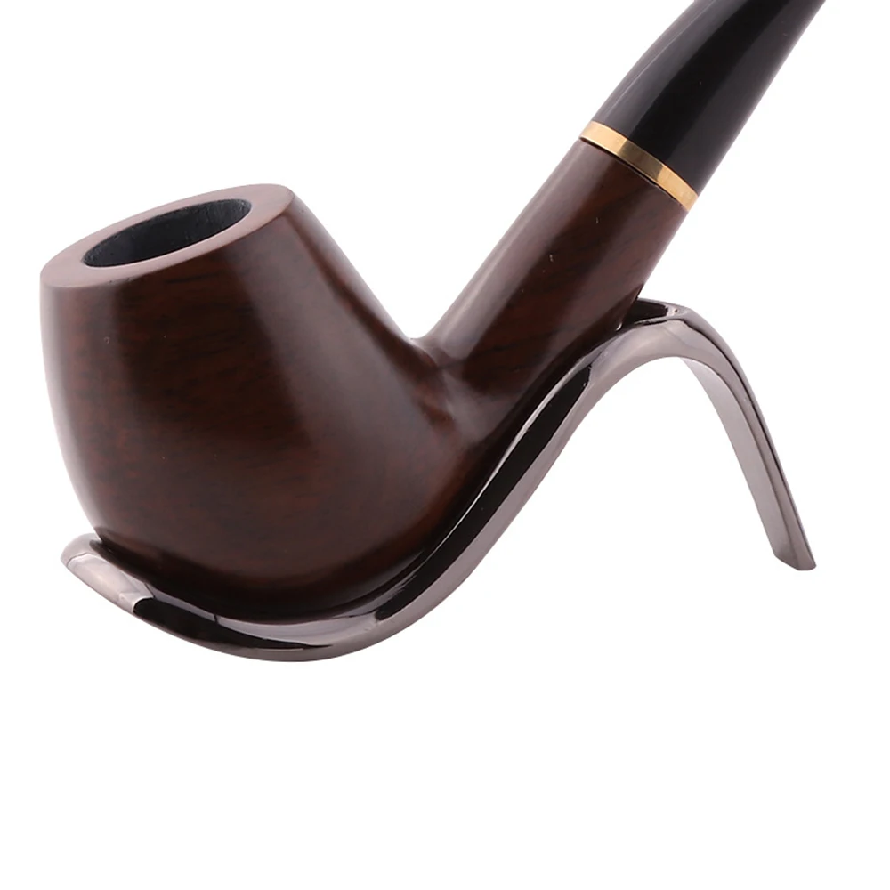 Simple Zinc Alloy Smoking Pipe Holder High Heel Shape Tobacco  Pipe Display Stand Smoking Accessories 2