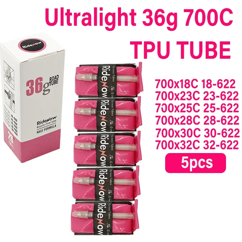 Ultralight TPU Inner Tube for Road and Gravel Bikes with French Valve