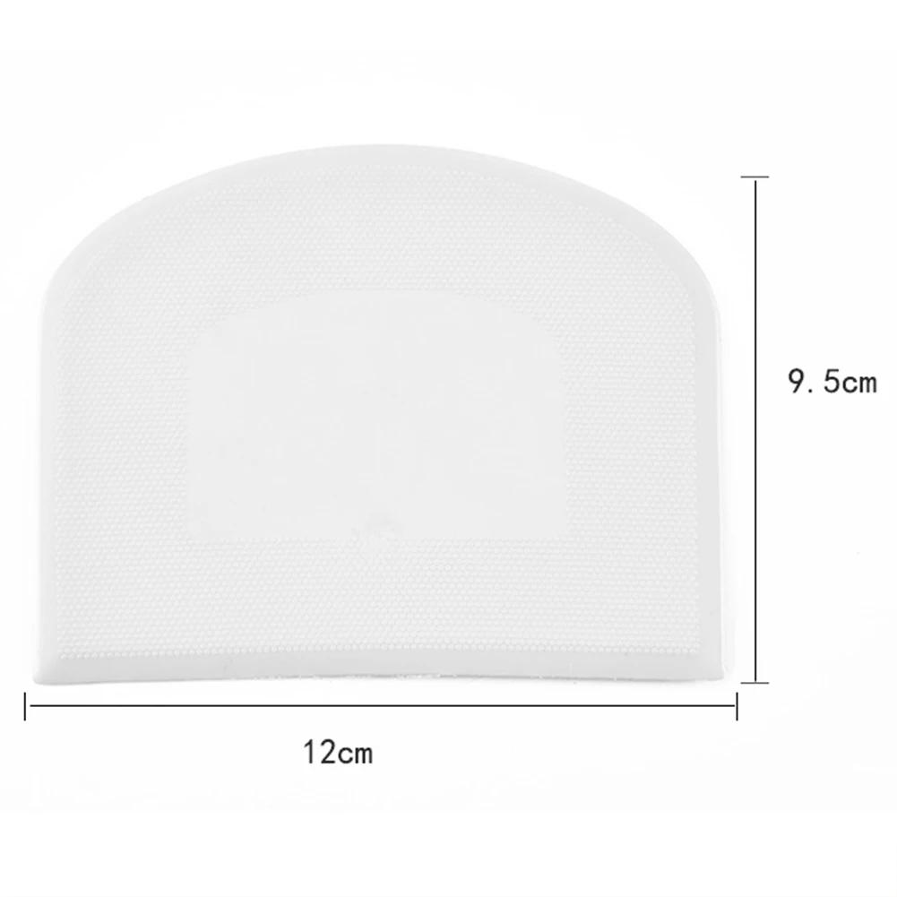 Plastic Dough Scraper Smooth Cake Spatula Cream Pizza Cutter Tool