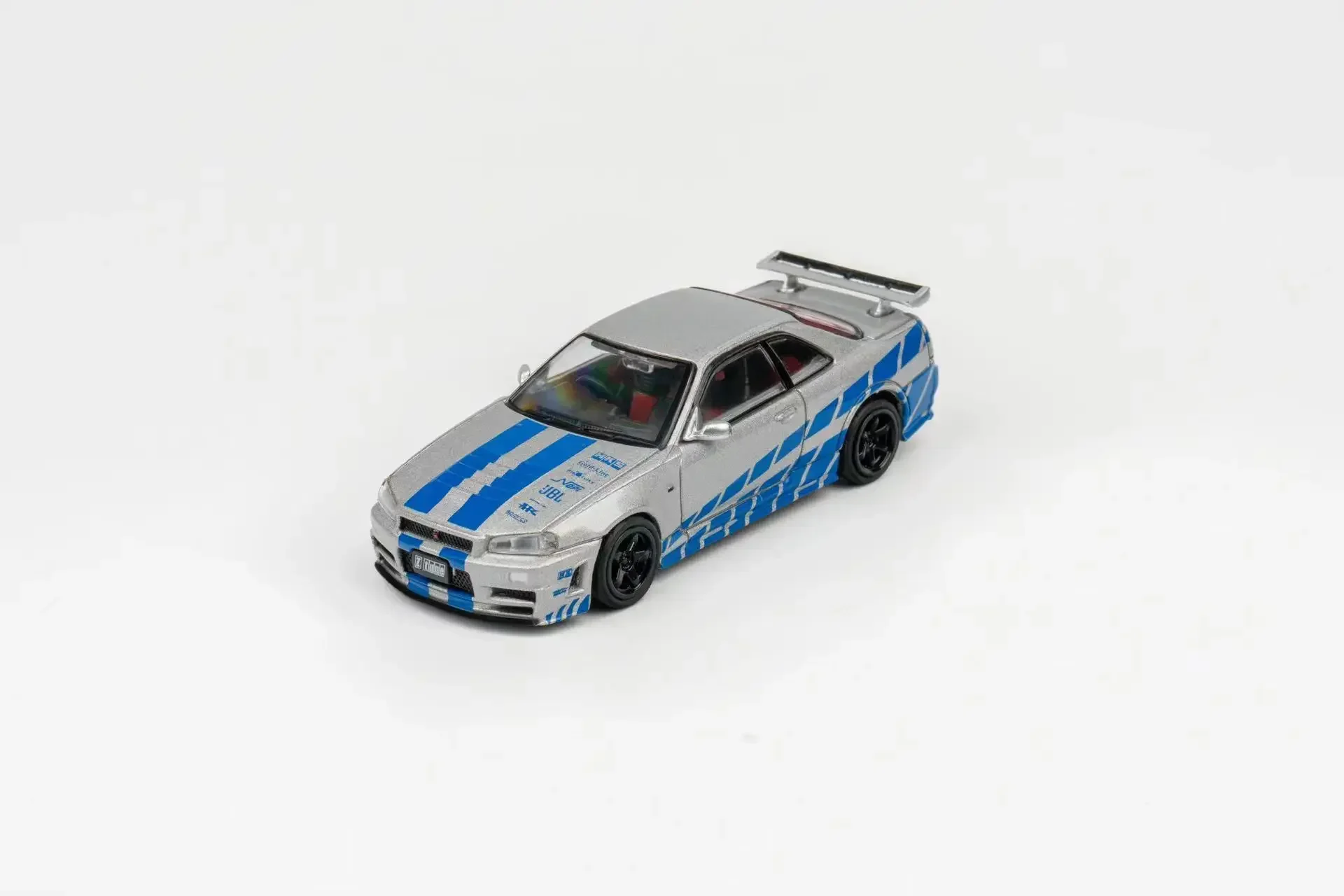 TOPART & DCT 1:64 R34 Z-TUNE Jade Green Blue SilverBlue Blue