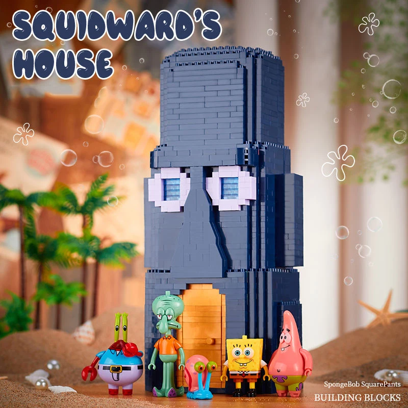 SpongeBob SquarePants Series Building Blocks Krusty Krab Pineapple