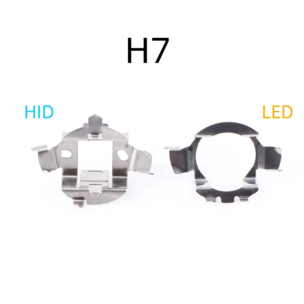 2 Stuks H7 Led Auto Koplamp Basis Adapter Houder Houder Houder Voor Bmw/Audi/Benz/Vw/Buick/Nissan/Ford Hid Lamp Connector