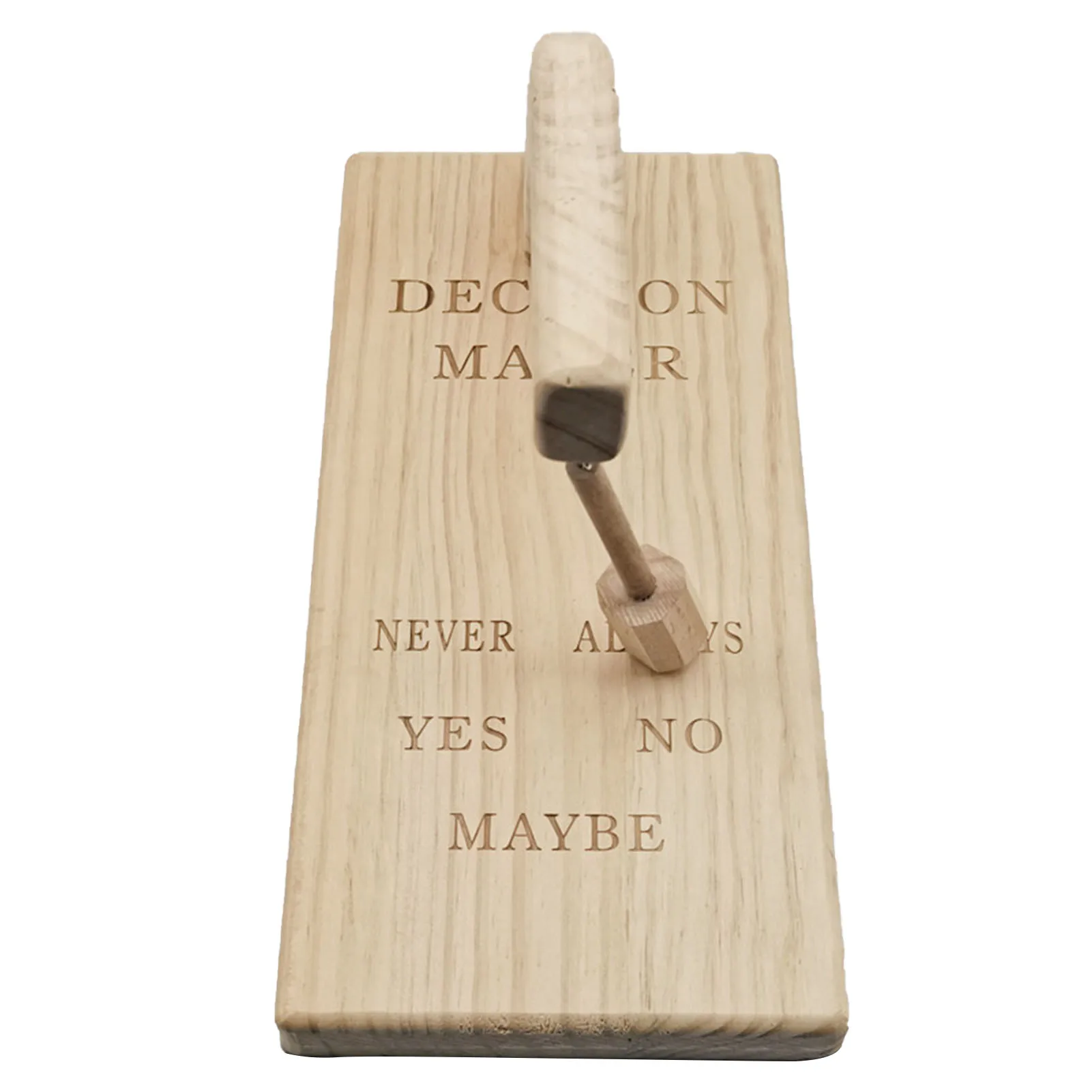 Decision Maker Pendulum Durable Engraving Pendulum Wooden Craft Ornament Portable