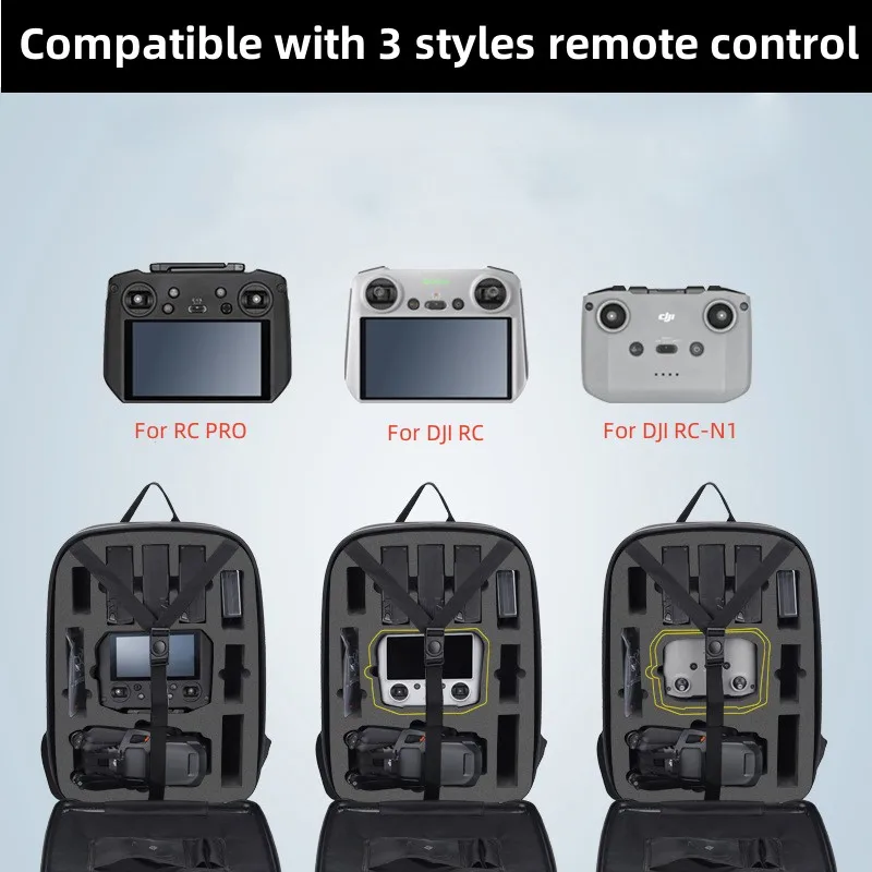 ポータブル防水バックパック,バッテリー充電器,Dji rc pro用,リモコン