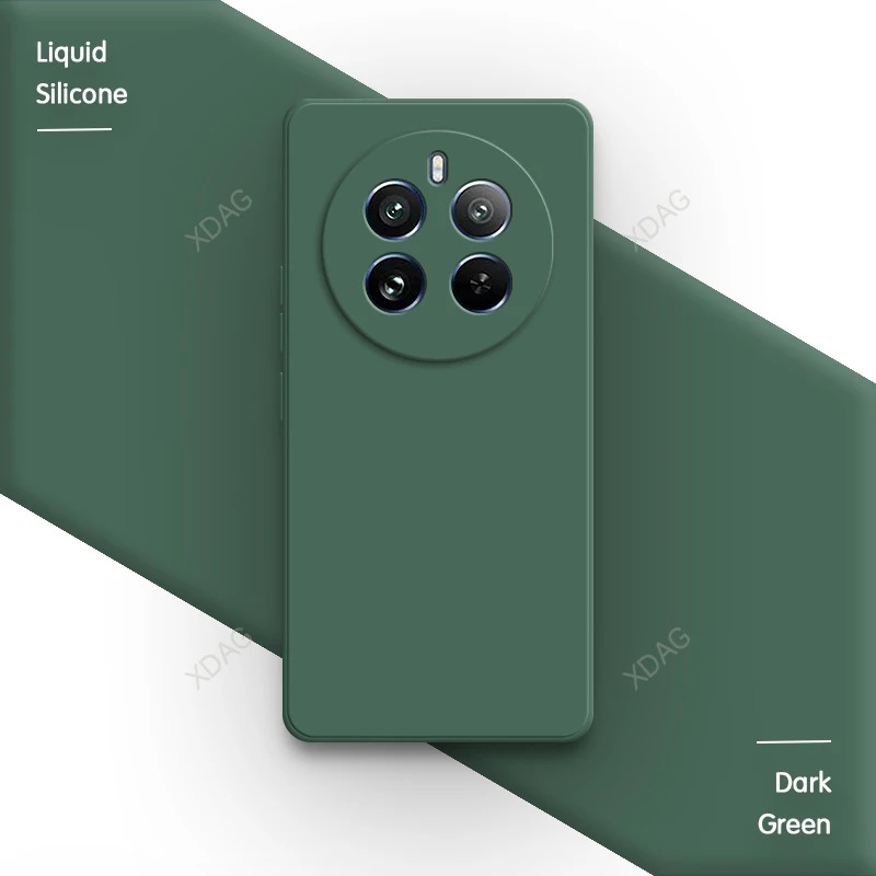 Minimalist Silicone Phone Case - Soft Straight Edge Back Cover