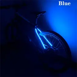 Radiant LED Strip Lights for Bicycle Safety and Decoration (Blue)