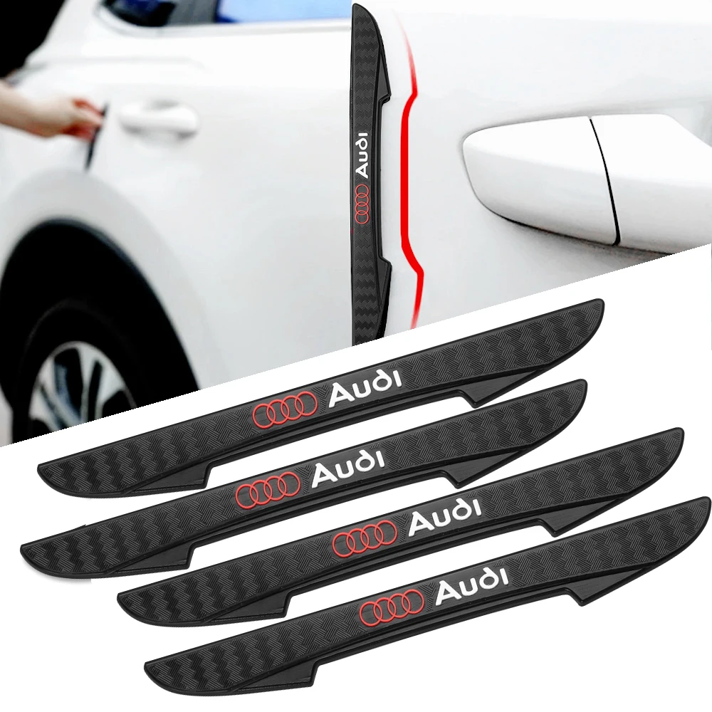 아우디 S3 S4 S6 A6 A4 A7 Q8 Q2 용 자동차 도어 엣지 충돌 방지 스트립 가드 버퍼 트림 보호 스트립 자동차 도어 충돌 방지 장치