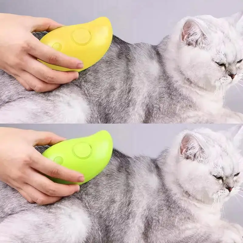 Cat Dog Steamy Brush Steam Brush Electric Sprayer for Massage Pet Grooming Tool Shedding 3 in 1 Electric Sprays Massage Combs 3