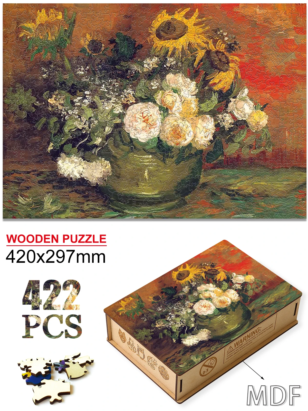 Especial Forma Irregular De Madeira Van Gogh Pintura Puzzles, Jogos de  Puzzle Paisagem para Adultos e Crianças, Presentes Populares, Qualidade  Superior - AliExpress