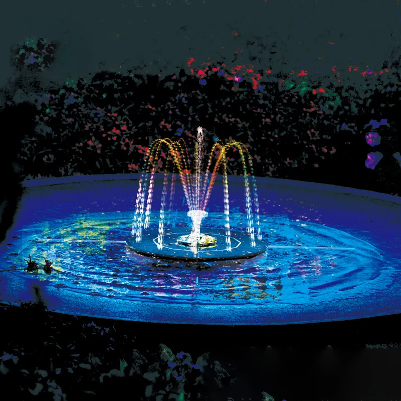 Solar Fountain Solar Fountain Pump Water Fountain Garden Pond Fountain Solar Water Pump Bird Bath Solar Fountain Outdoor Floating Solar Garden Water Fountain