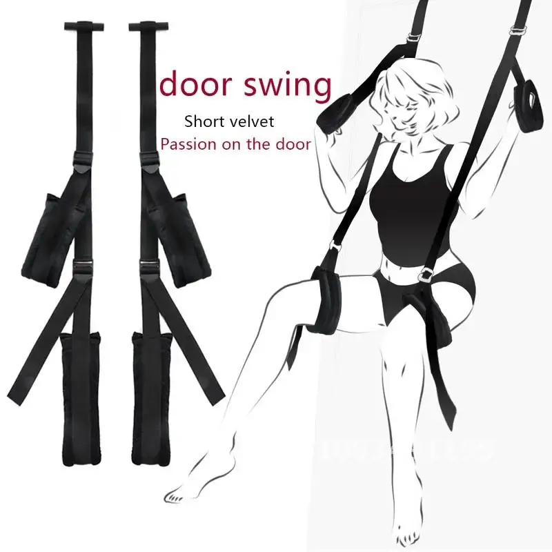 Couples Hanging Swing Belt BDSM Bondage Restraints Door Adult Sexy Games Erotic Sex Fetish Products Toys