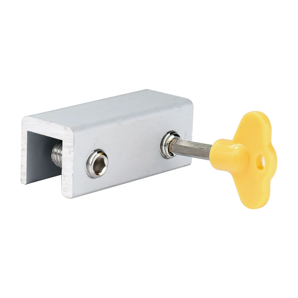 Sliding Window Locks with Key Window Cable Limit Lock Adjustable Portable Alloy Security Multi-function for Bedroom and Office