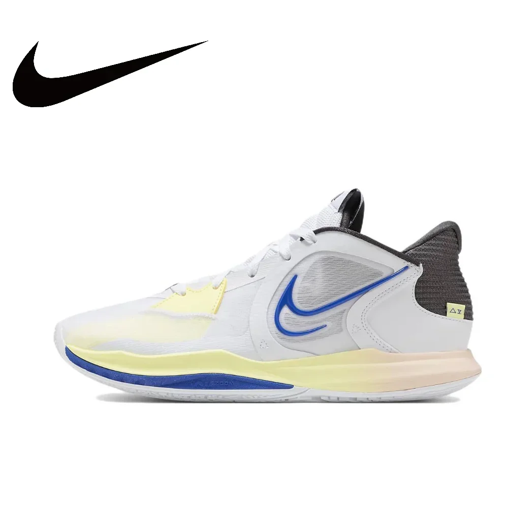 thumbnail image 1 of Zapatillas de baloncesto Nike originales azules Kyrie 5 para hombre, antideslizantes, con absorción de impactos y usables, 1 of 5