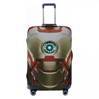 Custom Iron Man 3D Print Suitcase Cover Anime Manga Flight Travel Useful Luggage Accesories Protector 1