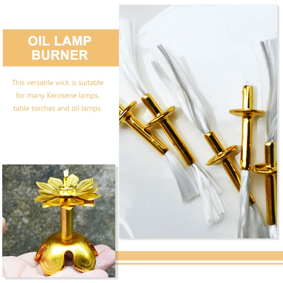 Healifty 4 Pièces Lot Mèches Alliage Universelles Pour Lampe