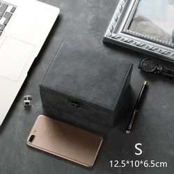 Premium Crazy Horse Leather RFID Signal Blocking Case - Anti - Theft Shielding for Keys, Cards, and Smartphones (S)