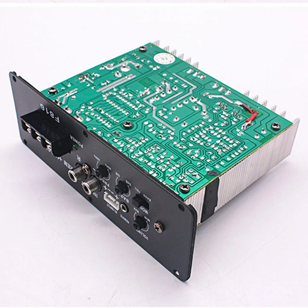 RMS80W High-power Car Subwoofer Amplifier Board, Effective Heat Dissipation, 20hz-25khz, Slim Powered Sound Amplifier Subwoofer