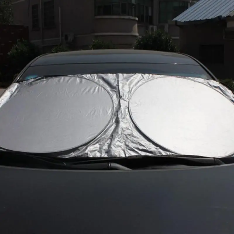 Car Eyes Heated Windshield Sunshade Car Window Windscreen Cover Sun Shade Auto Sun Visor Car-covers Solar Protection Sunshad