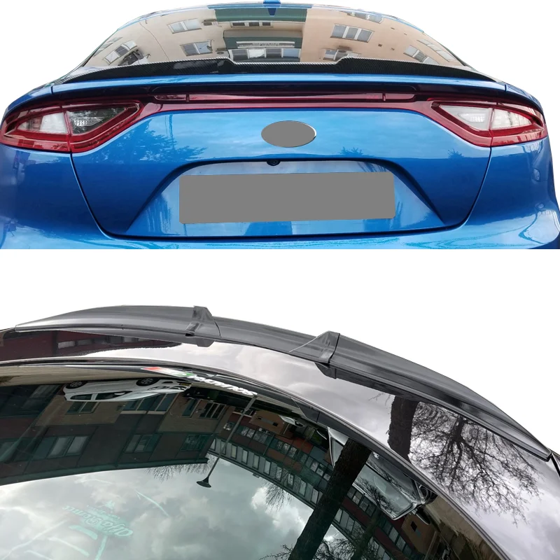 Car Rear Wing Spoiler Car Roof Spoiler Car Universal Rear Wing Trunk Roof Spoiler Sedan Hatchback DIY Length Fit For BMW E90 E60 E36 Audi A3 A6 C7 Passat B8 Clio 4