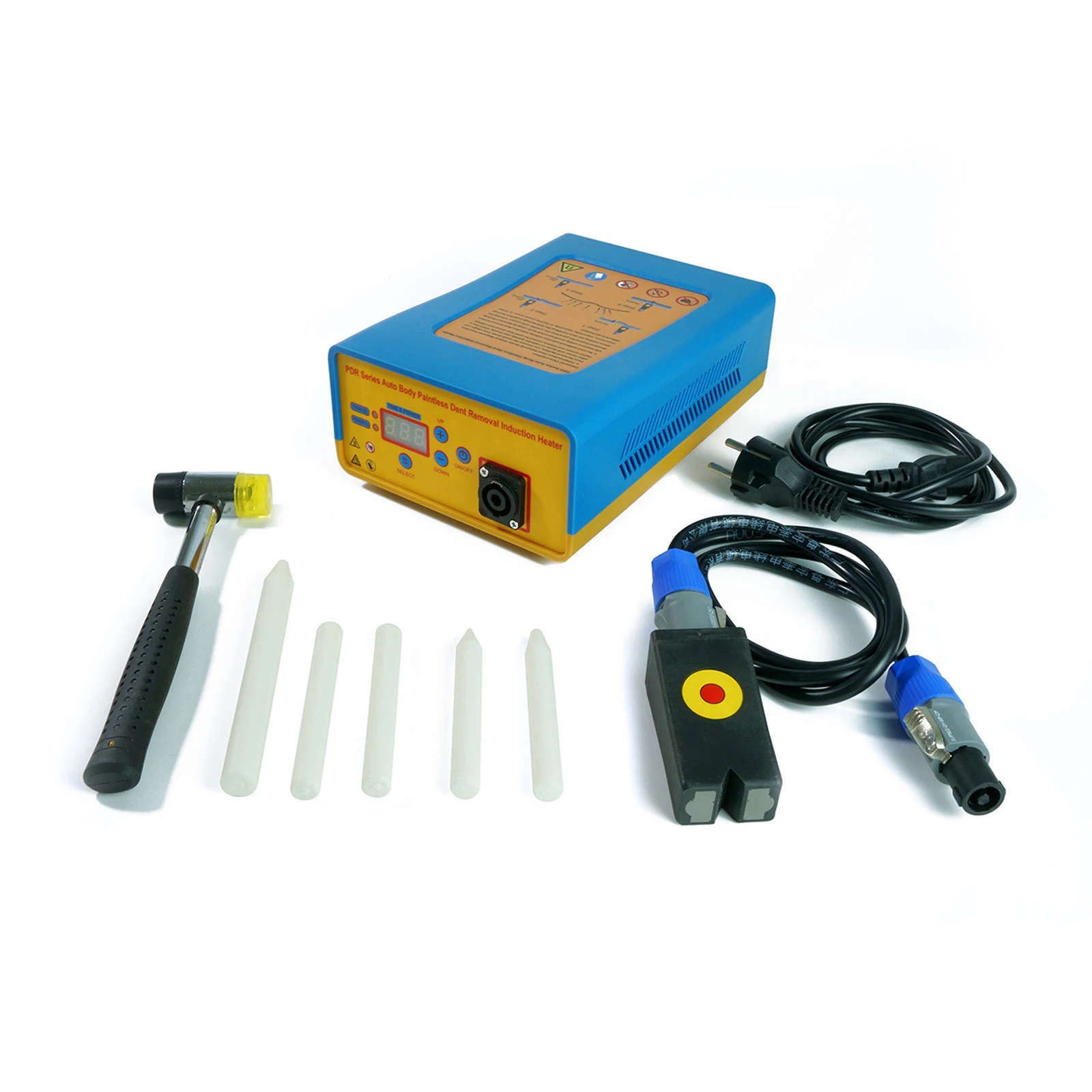 MRCARTOOL PDR 자동차 덴트 수리 도구, 자동차 바디 덴트 제거 유도 히터, 휴대용 시트 금속 무도장 덴트 수리 기계