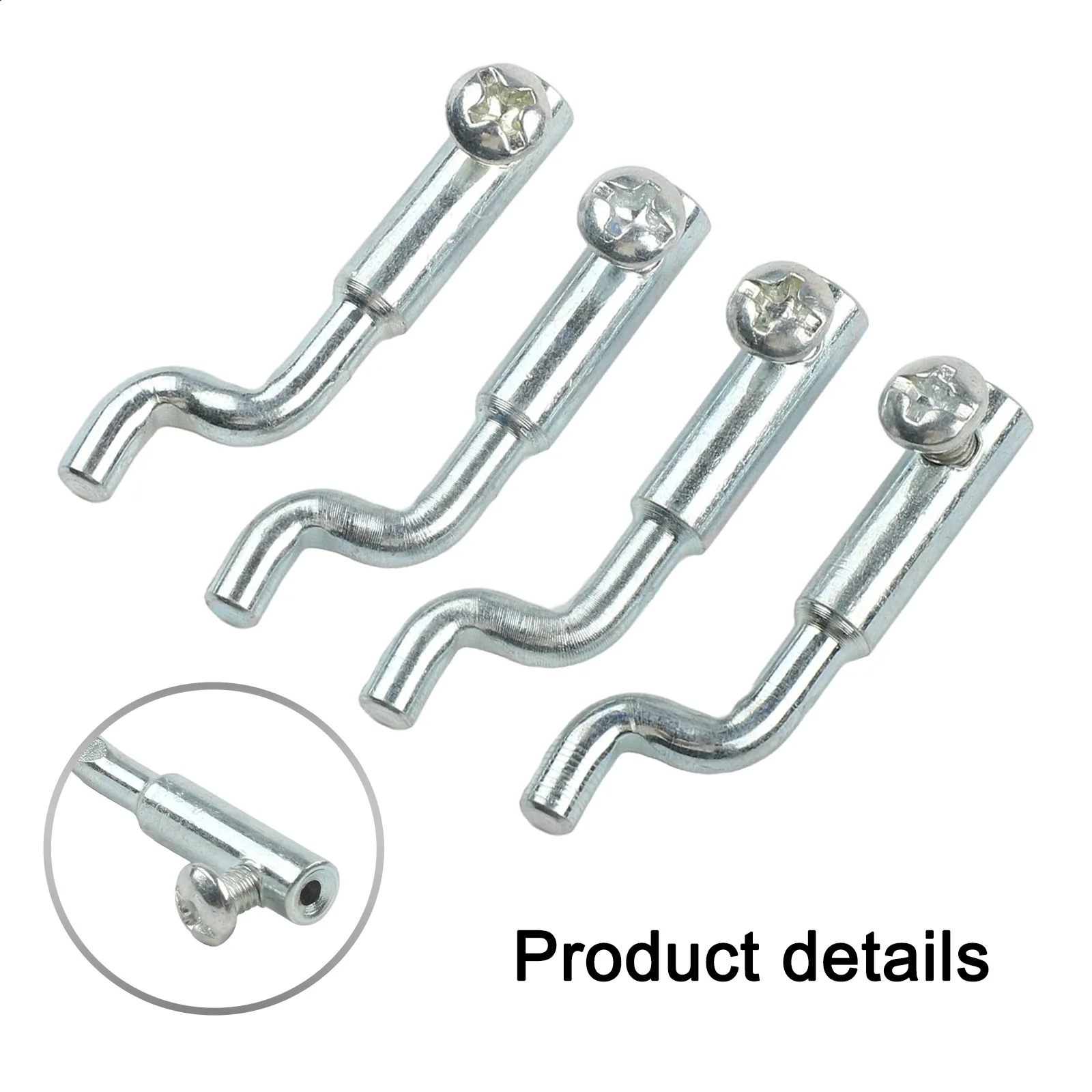 1/4 Pcs Z-style Cable End Single-hole Fixing Dog Leg Z Cable End For Lawn Mowers Maintenance Garden Tool Accessories