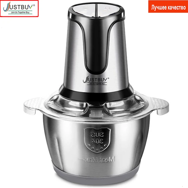 2 Speed 500w Stainless Steel Meat Grinder Chopper Electric Automatic Mincing Machine Household Grinder Food Processor standard one