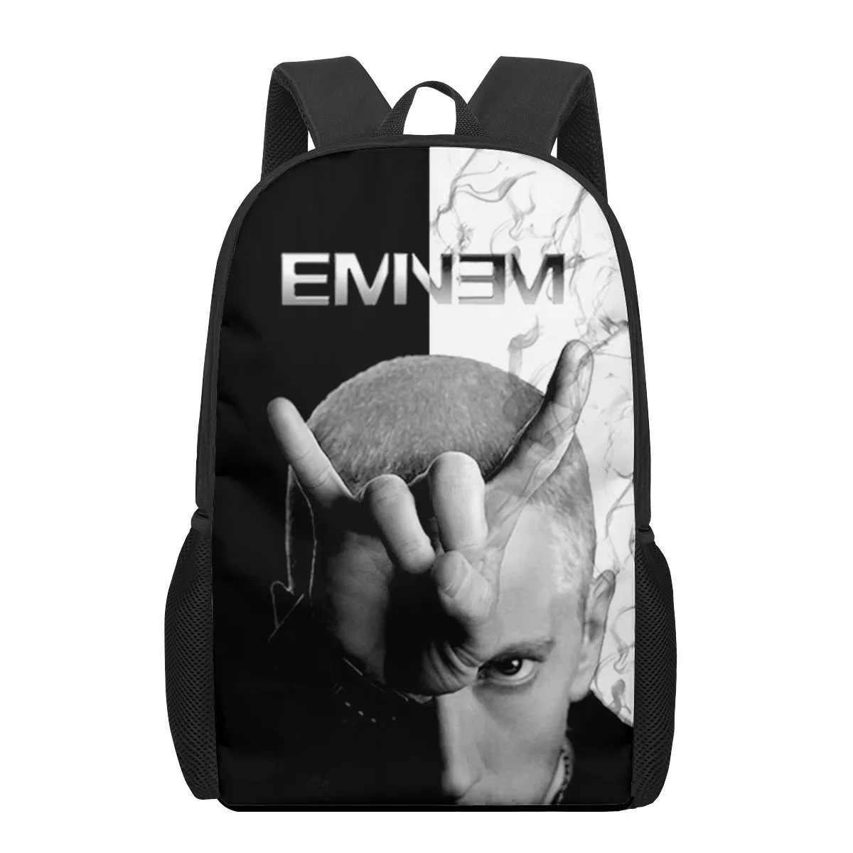 Eminem 3D Print School Backpack for Boys Girls Teenager Kids Book Bag Casual Shoulder Bags 16Inch Satchel Mochila cute bow princess backpack school backpacks for girls kids satchel school bags for kindergarten mochila escolar rucksacks