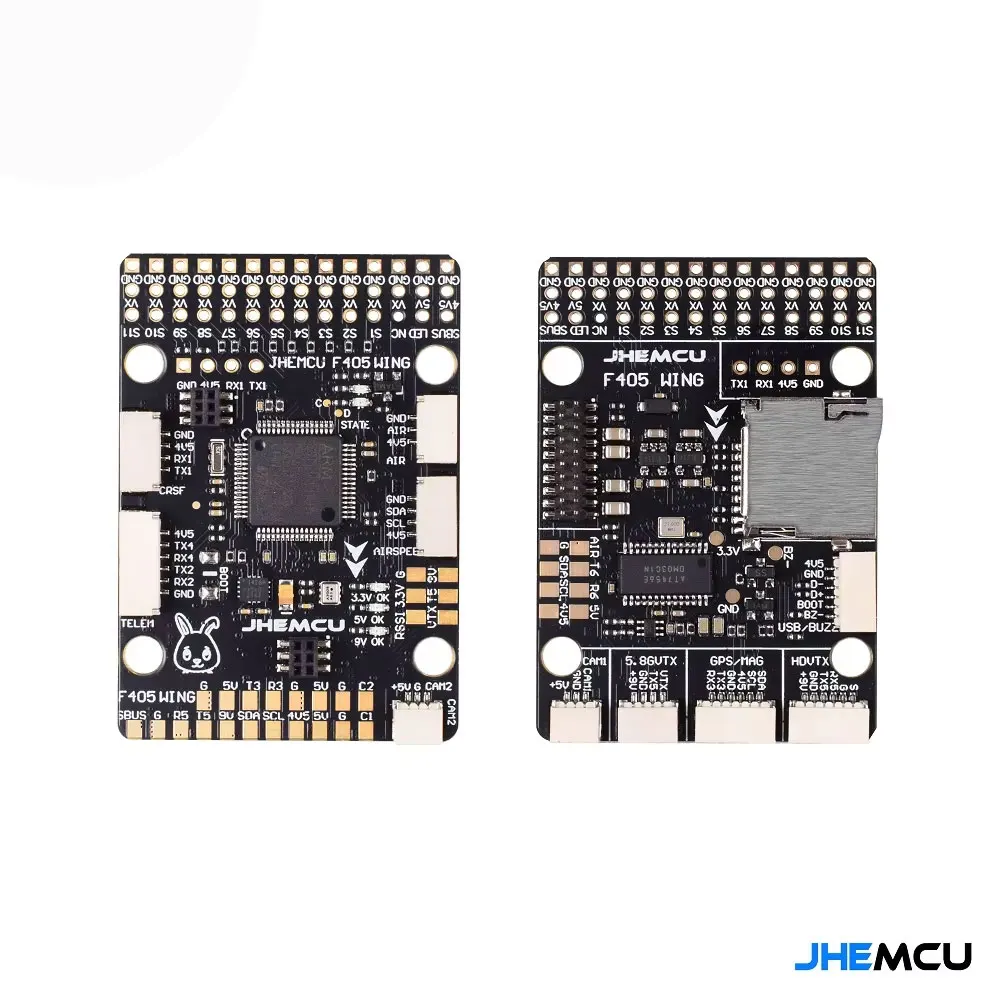 Contrôleur de vol F405 WING FC 1Mo Flash avec antenne et récepteur, prêt pour le vol FPV.