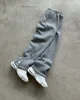 Y2k Retro Loose Straight Pants Men Tracksuit Pants Personalized Pant Leg Zipper Embroidery Design Hip Hop Harajuku Casual Pants 6