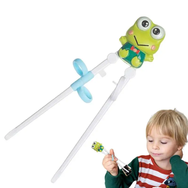 

Cartoon Animal Children Training Chopsticks Adjustable Finger Holders Learning Chopstick Kids Training Tableware Dishwasher Safe